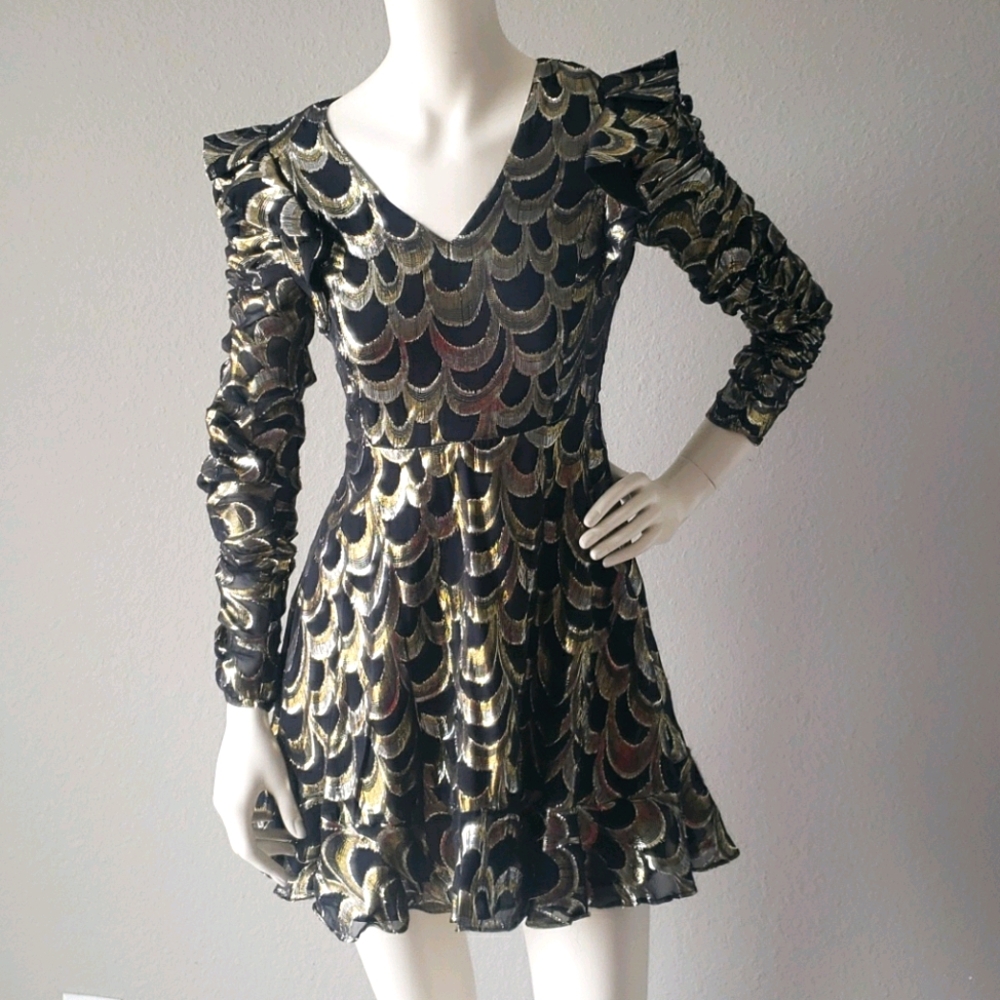 AQUA Silk Dress